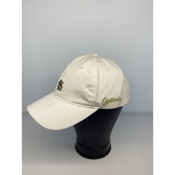 St. Louis Cardinals Hat White Gold Shane Co Baseball Cap SGA - Picture 2 of 6